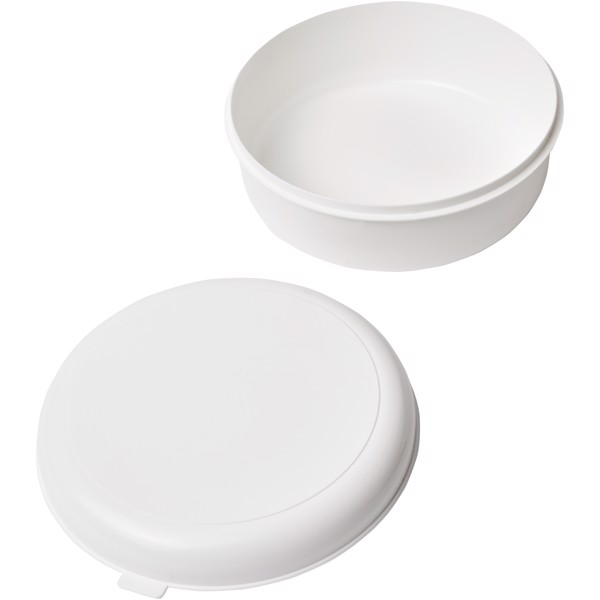 Miku runde Pastabox aus Kunststoff - weiss