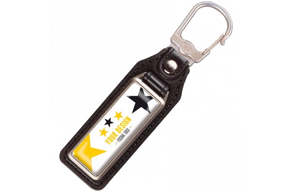 Keyring metal with Doming