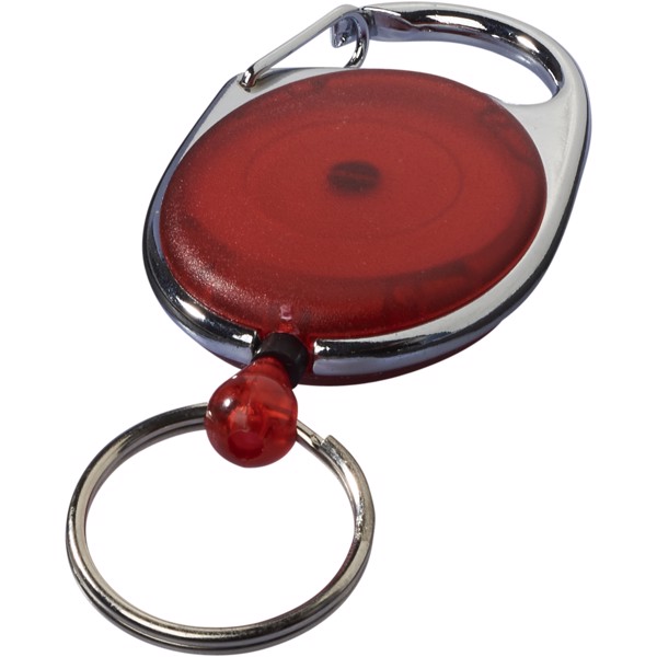 Llavero con clip extensible "Gerlos" - Rojo