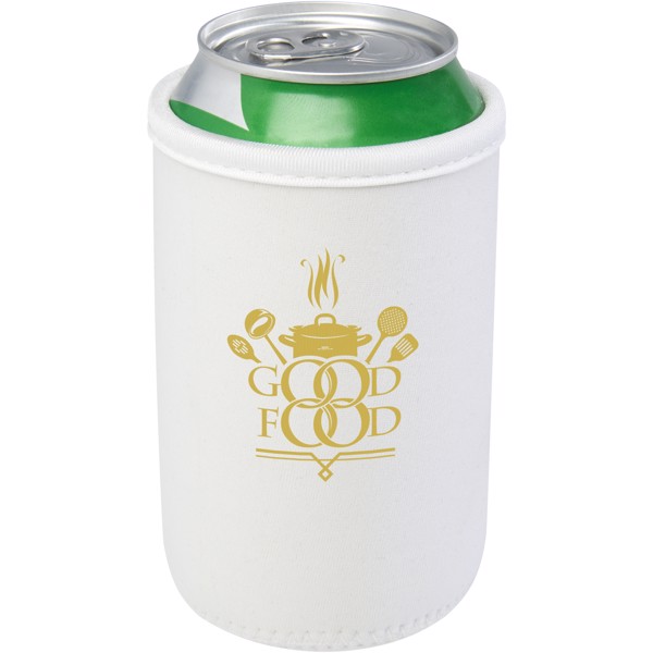 Vrie recycled neoprene can sleeve holder - White