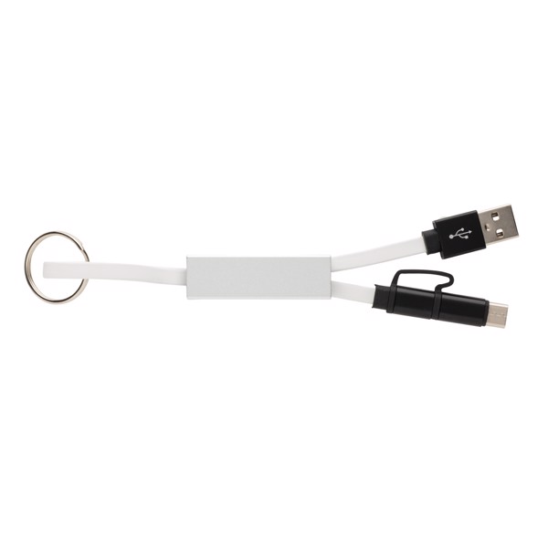 Moderní kabel 3 v 1 - Bílá