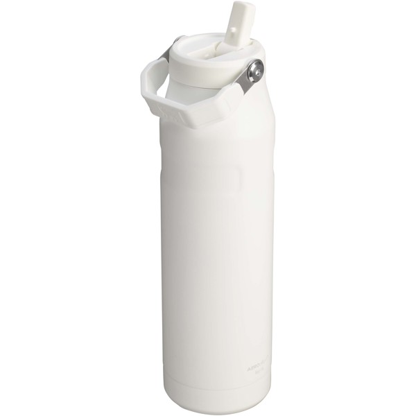 Stanley IceFlow™ 2.0 1.06 litre water bottle with flip straw - Frosted White