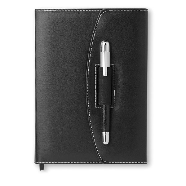 A5 notebook portfolio with pen Nova