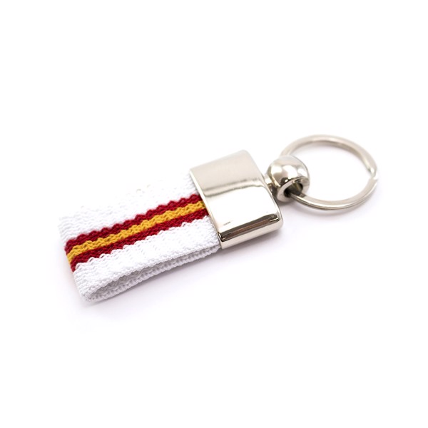 Keyring Vinger - White