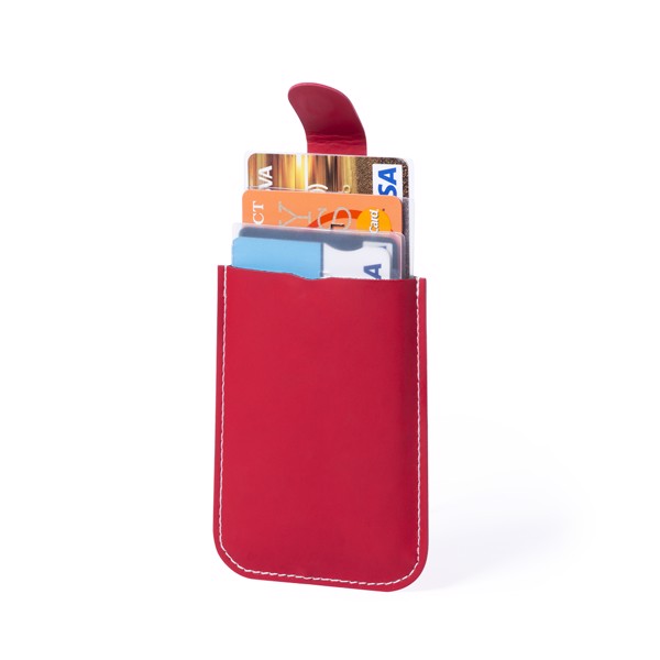 Card Holder Serbin - Grey