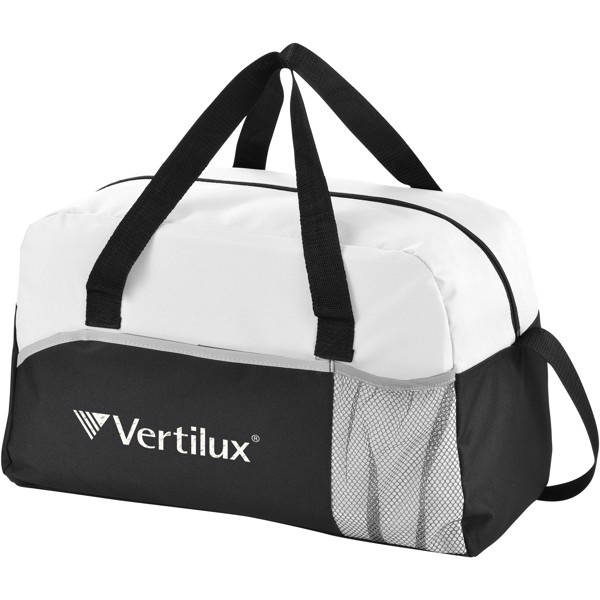 Energy duffel bag - Solid black / White