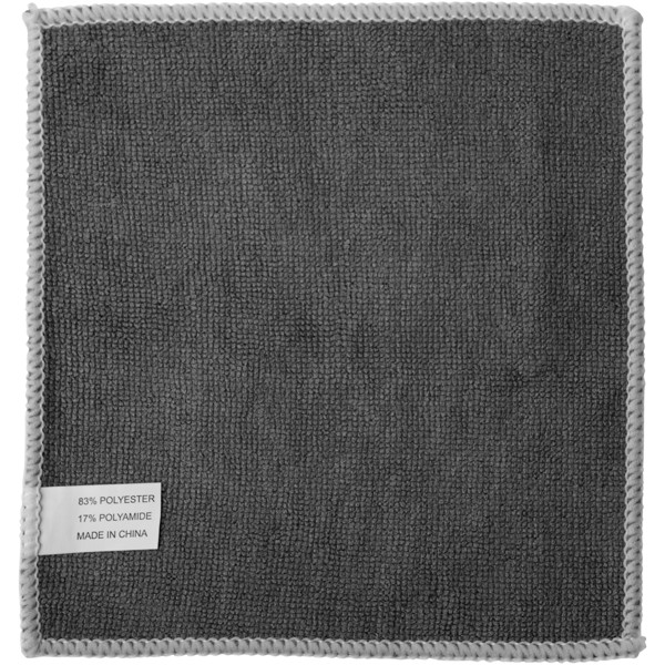 Wiped screen cleaning cloth - Solid black