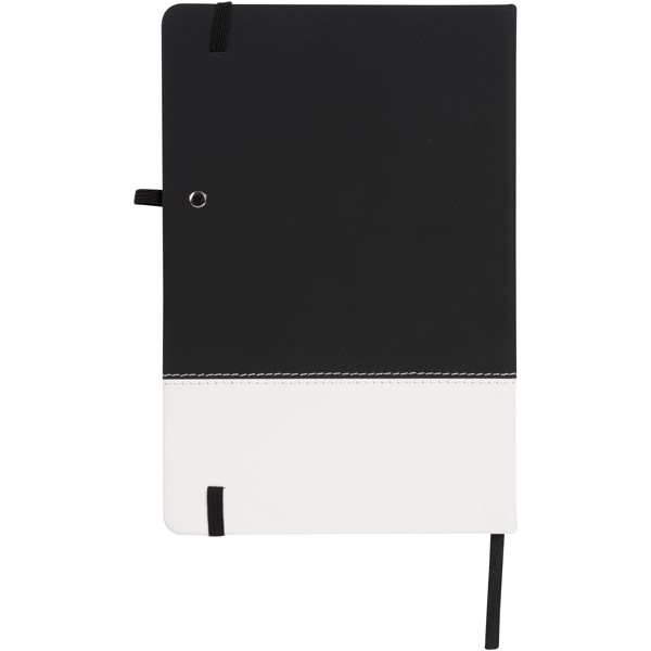 Barevný poznámkový blok A5 Two-Tone - Černá