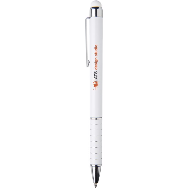 Glaze aluminium ballpoint pen - White