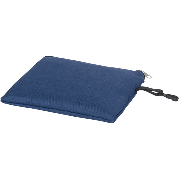 Hoss foldable drawstring backpack - Heather navy