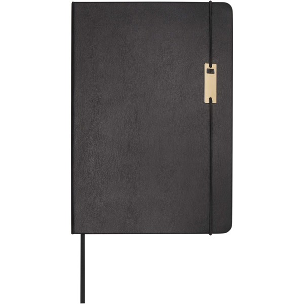 Legato A5 notebook and rollerball pen set (blue ink) - Black