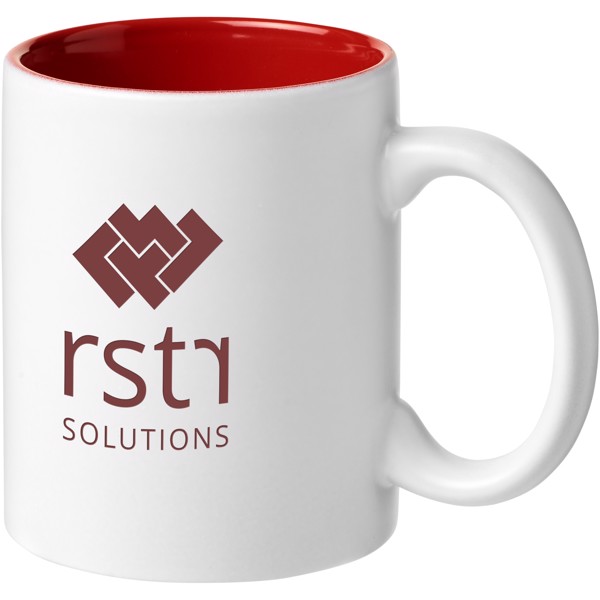 Taika 360 ml ceramic mug - Red