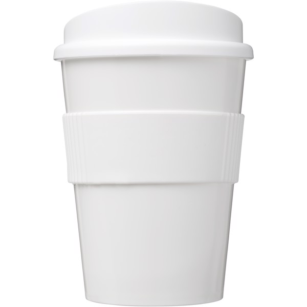Brite-Americano® Medio 300 ml tumbler with grip - White