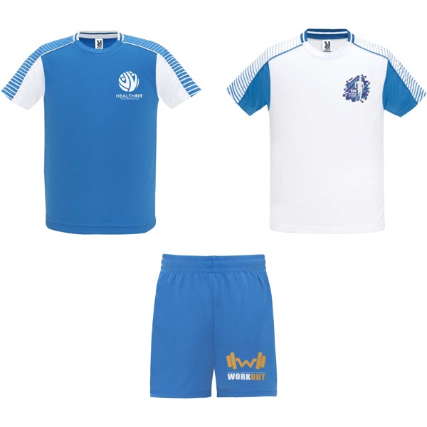 Juve unisex sports set - White / Royal Blue / L
