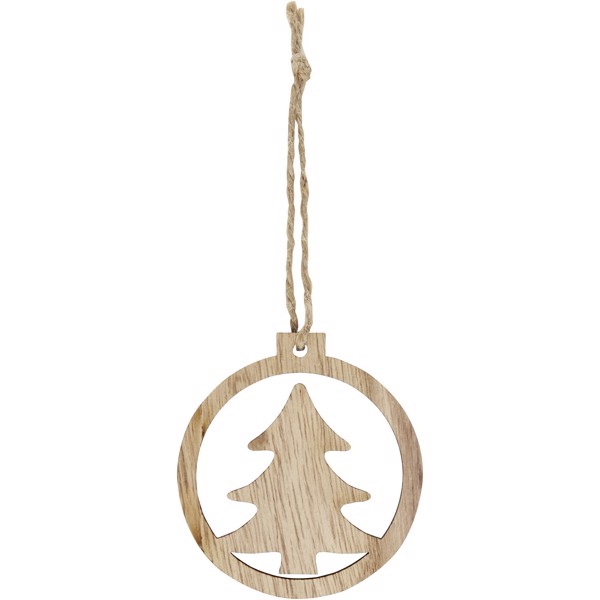 Natall wooden tree ornament