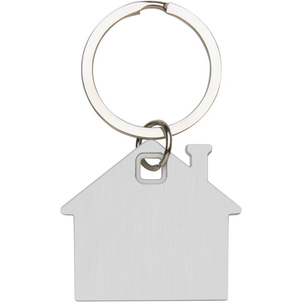 Nook house-shaped keychain - White