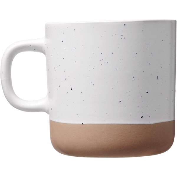Pascal 360 ml ceramic mug - White