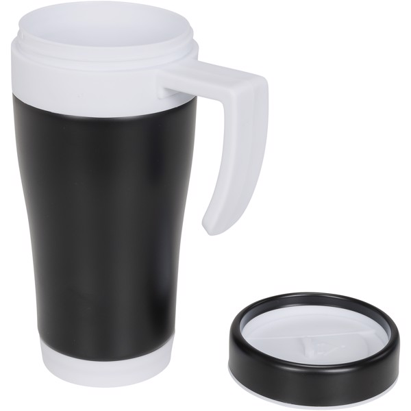 Taza isotérmica de 400 ml “Cayo” - Blanco