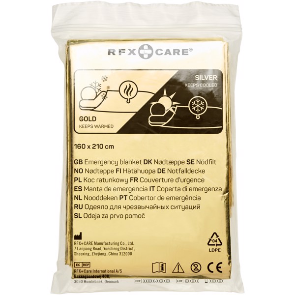 Frederik 2-function emergency blanket