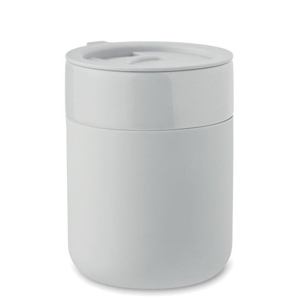 Ceramic tumbler 330 ml Qeram - White
