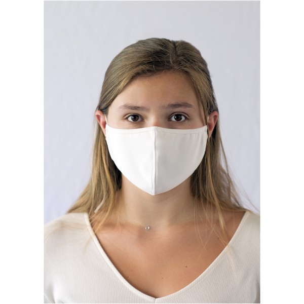 Clover face mask - White