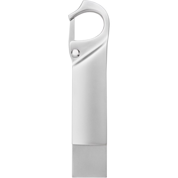 Type C carabiner USB 3.0 - Silver / 32GB