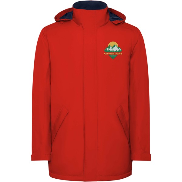 America kids padded parka jacket - Red / 10