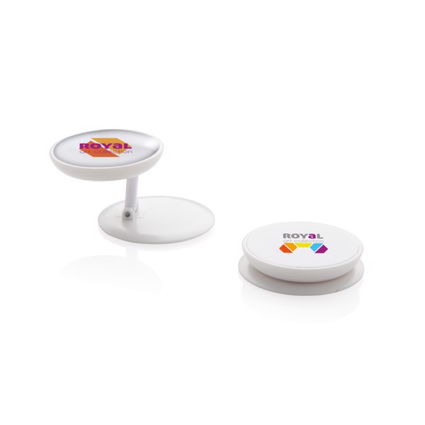 Stick 'n Hold phone stand - White