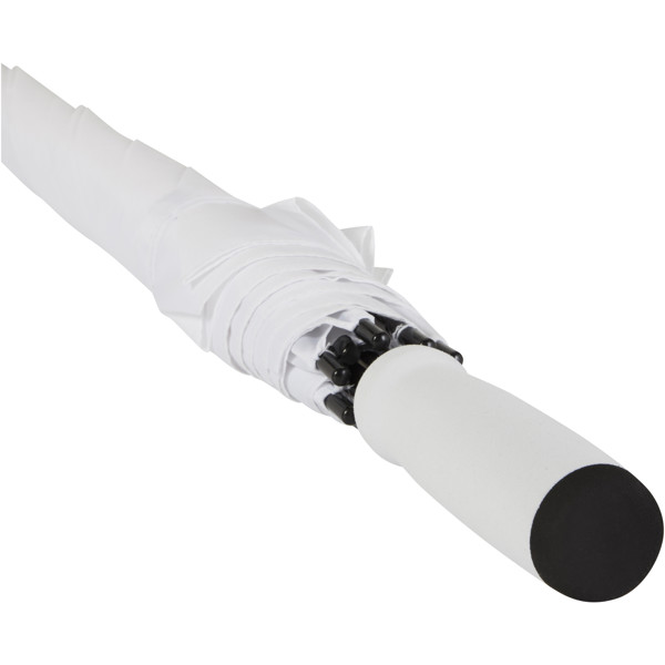 Niel 23\" auto open recycled PET umbrella - White