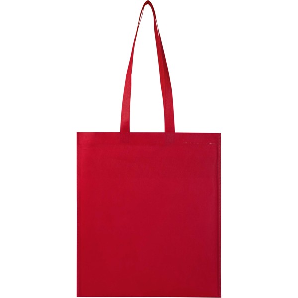 EcoSeal GRS recycled nonwoven convention tote bag 6L - Red