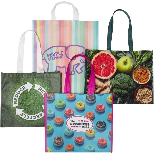 Laminated totes sample box