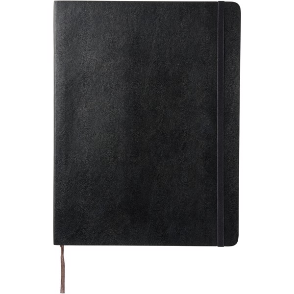Classic XL soft cover notebook - squared - Solid black