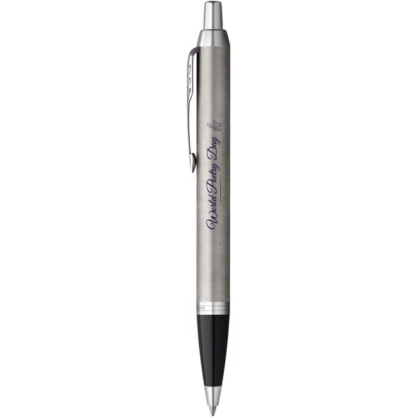 Parker IM ballpoint pen (blue ink) - Silver