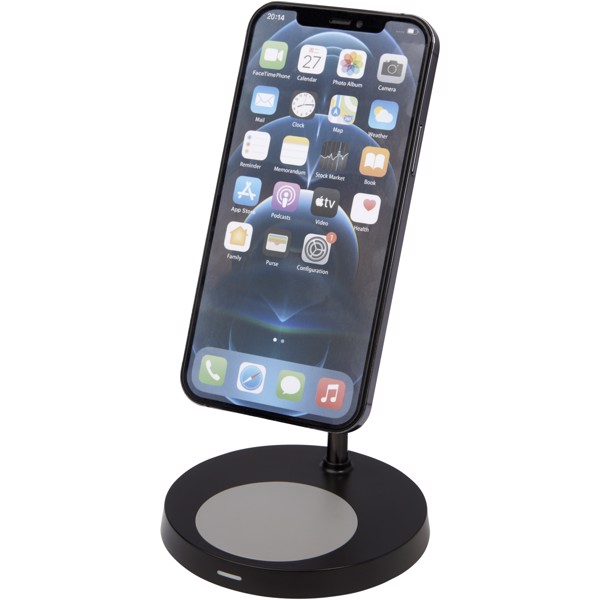 Magclick magnetic dual wireless charging stand