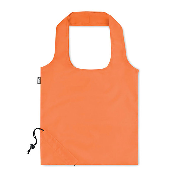 Foldable RPET shopping bag Foldpet - Orange