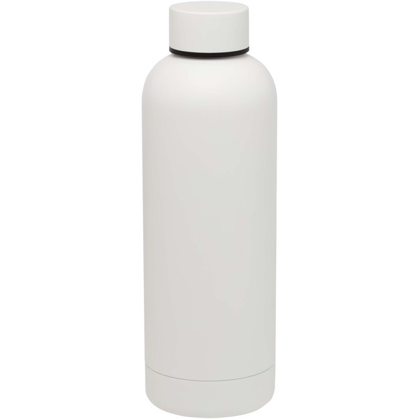 Spring 500 ml RCS certified recycled stainless steel copper vacuum insulated bottle - White