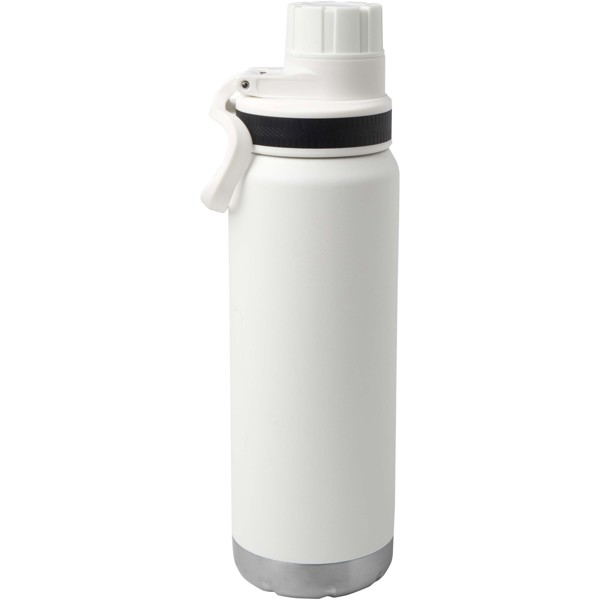 Fortis 700 ml RCS recycled stainless steel copper vacuum insulated water bottle (carbonated safe) - White