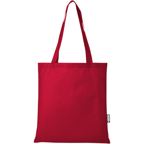 Zeus GRS recycled non-woven convention tote bag 6L - Red