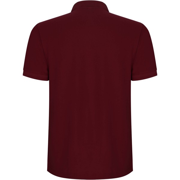 Pegaso Premium short sleeve men's polo - Garnet / 2XL