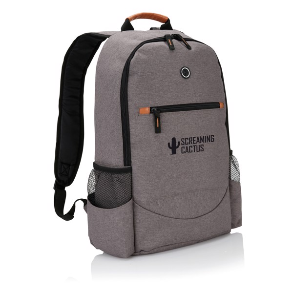 Fashion duo tone backpack - Grey