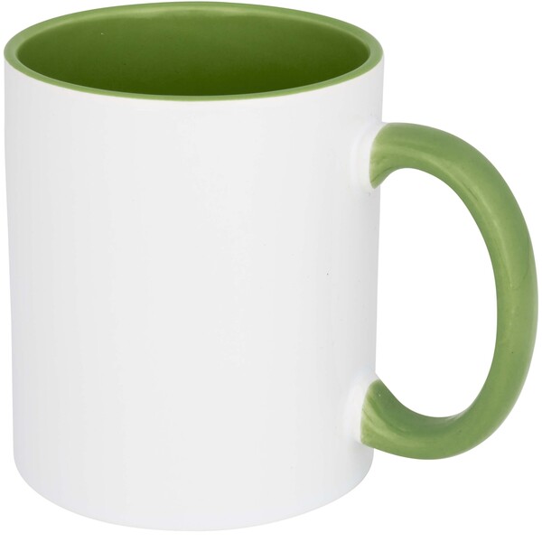 Taza de 350 ml para sublimación con asas e interior de color "Pix"
