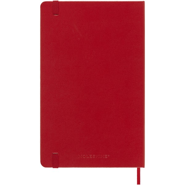 Moleskine hard cover 12 month weekly L planner - Scarlet Red