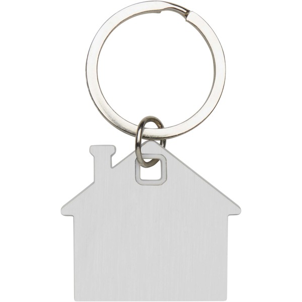 Nook house-shaped keychain - White