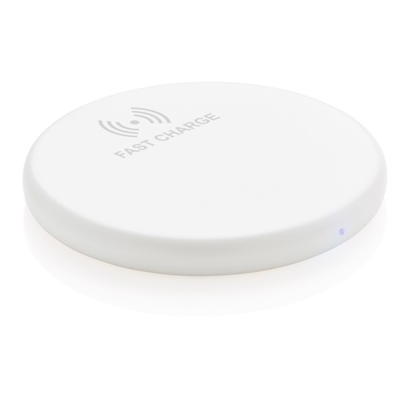 Wireless 10W fast charging pad - White
