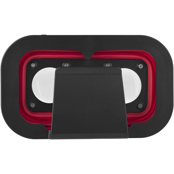 Sil-val foldable silicone virtual reality glasses - Red