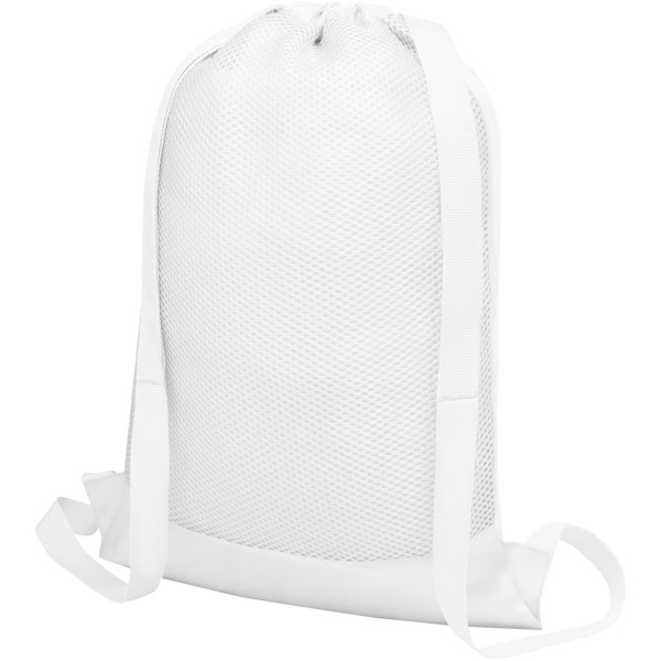 Nadi mesh drawstring bag 5L - White