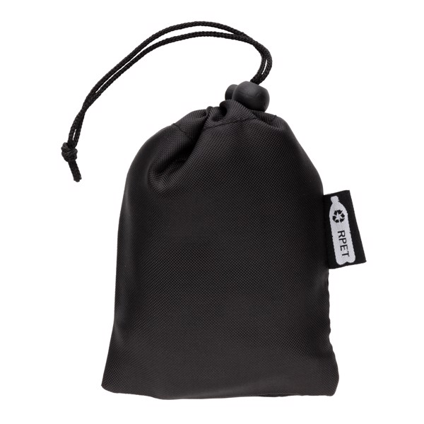 RPET sport towel in pouch - White