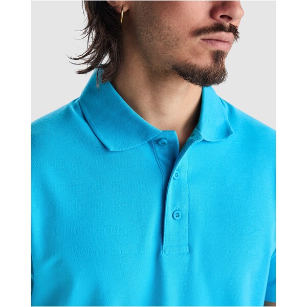 Austral short sleeve unisex polo - Red / M