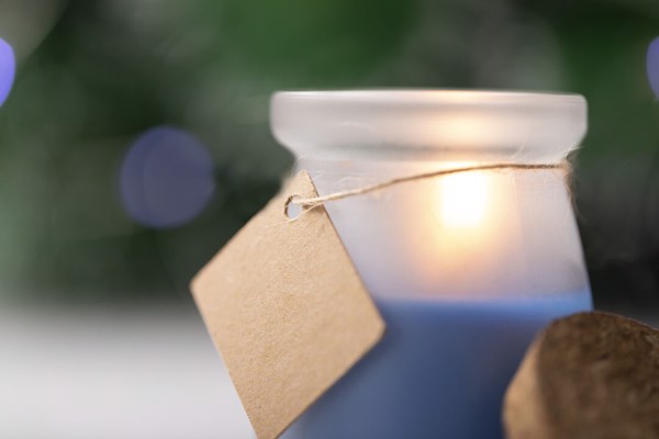 Aromatic Candle Tepor - White