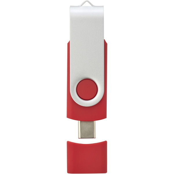 OTG rotate USB Type-C - Red / 2GB
